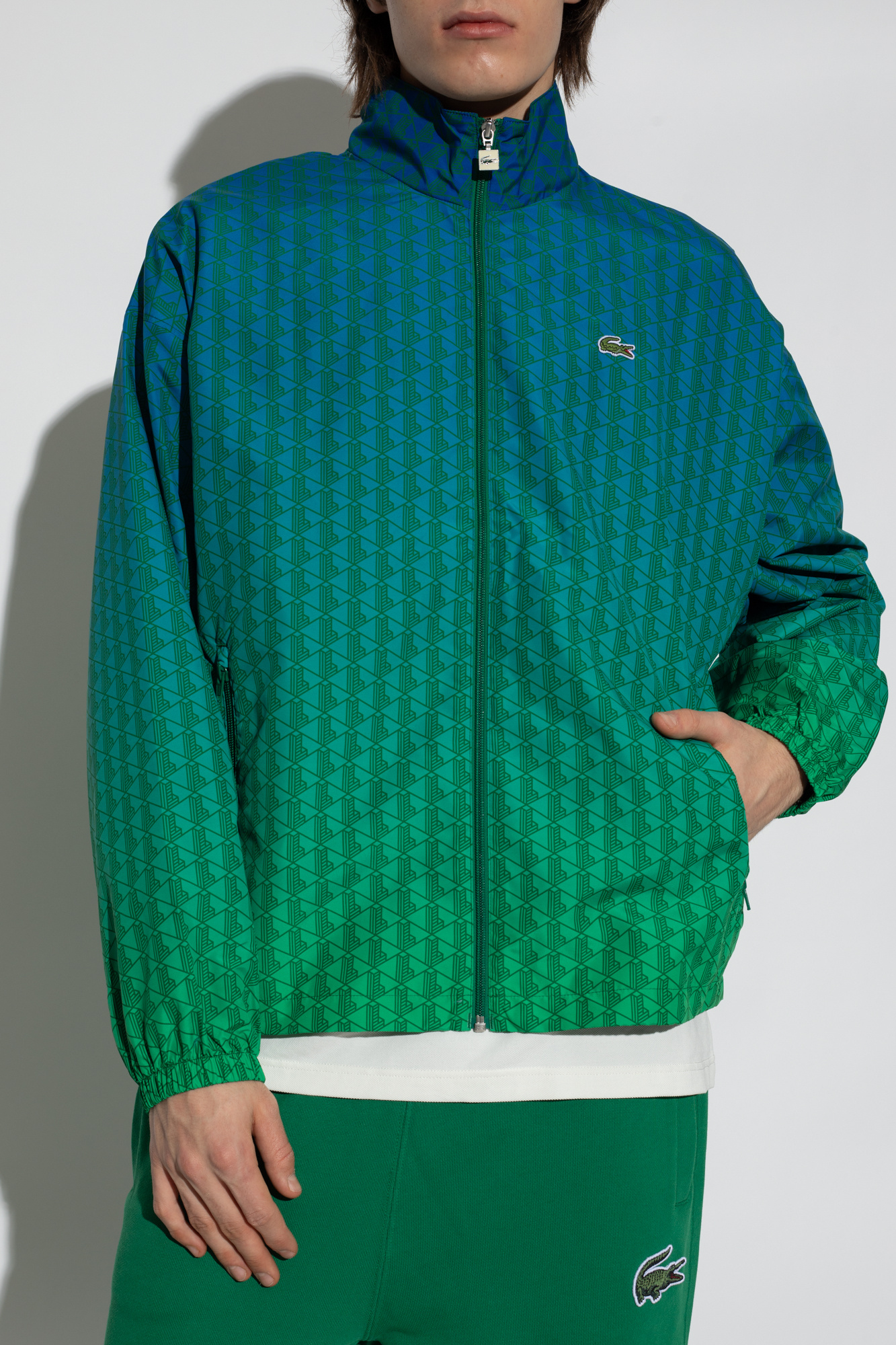 Lacoste men's outlet track jacket